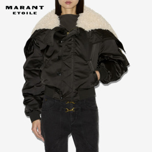 MARANT ELISA绗缝缎面短外套女 ETOILE2025早秋新款