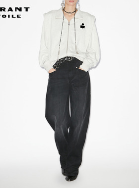 MARANT ETOILE2025 MADILIA简约阔肩拉链卫衣女