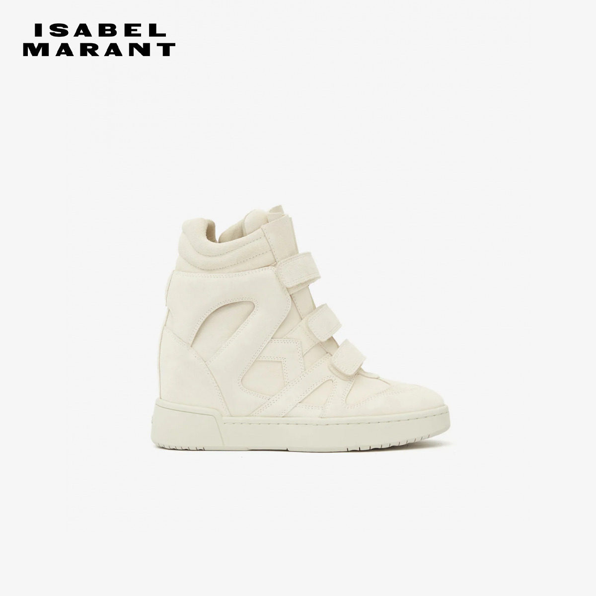 ISABEL MARANT IM3高帮内增高坡跟魔术贴休闲鞋女