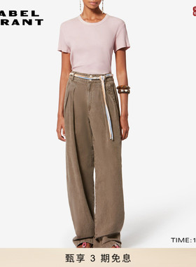 ISABEL MARANT TAOMI白色简约圆领纯质短袖女