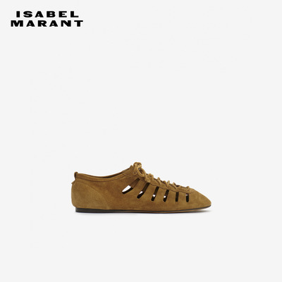 【秀场同款】ISABEL MARANT2026春夏新款LEYZA 系带芭蕾平底鞋