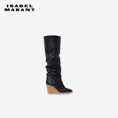 ISABEL MARANT CUISSARDES TILIN 时尚坡跟长筒靴