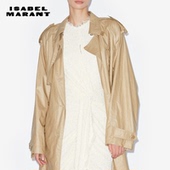 ISABEL 涂层亚麻风衣女 随性中长款 MARANT FRANNY