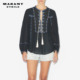 SILEKIA民族风刺绣系带流苏衬衫 MARANT ETOILE 女