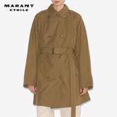 MARANT ETOILE2025早秋新款 CARLOTA挺括棉质风衣女