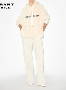 MARANT ETOILE MARTIA休闲摇粒绒纯色连帽卫衣女
