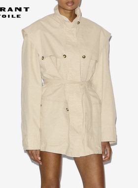 MARANT ETOILE2025早秋新款MALIKA棉质工装夹克女