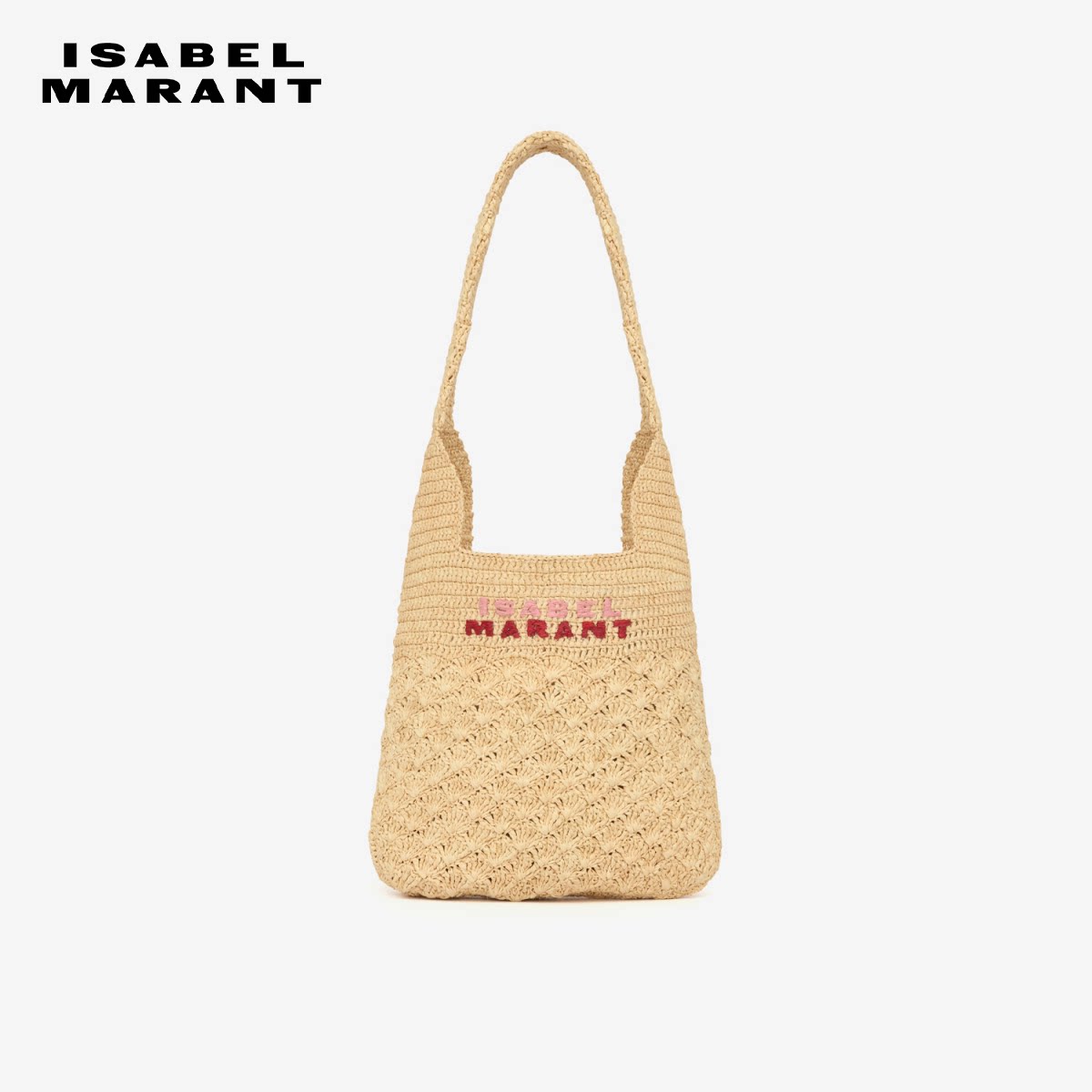 ISABEL MARANT新款PRAIA SMALL拉菲草手袋女