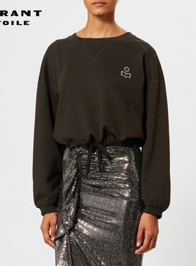 MARANT ETOILE MARGO针织套头衫法式圆领长袖上衣女