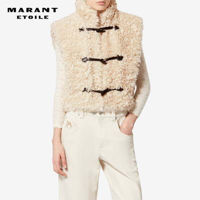 MARANT ETOILE2026早春新款Alisa 颗粒绒无袖背心