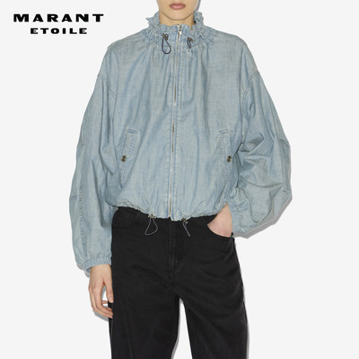 MARANT ETOILE2025早秋新款PLUME钱布雷短款夹克女