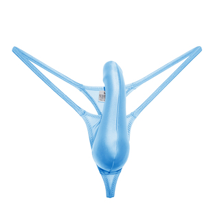 爆款男士丁字裤上翘弹力细带枪弹分离内裤青年猛男夜店性感裤头