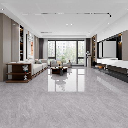 广东通体大理石瓷砖800x800灰色