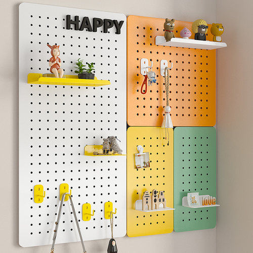 一半七玄关墙上洞洞板免打孔