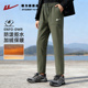 回力百搭宽松休闲裤 KYD 青少年垂感阔腿裤 男秋冬季 加绒保暖直筒裤