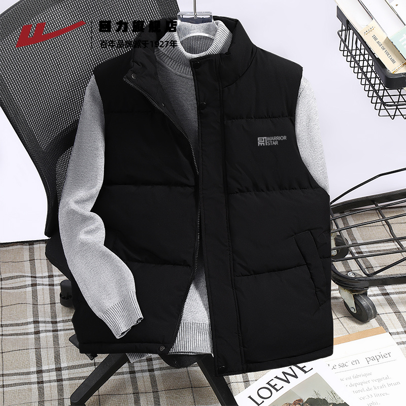 回力棉马甲男款冬季加厚保暖御寒