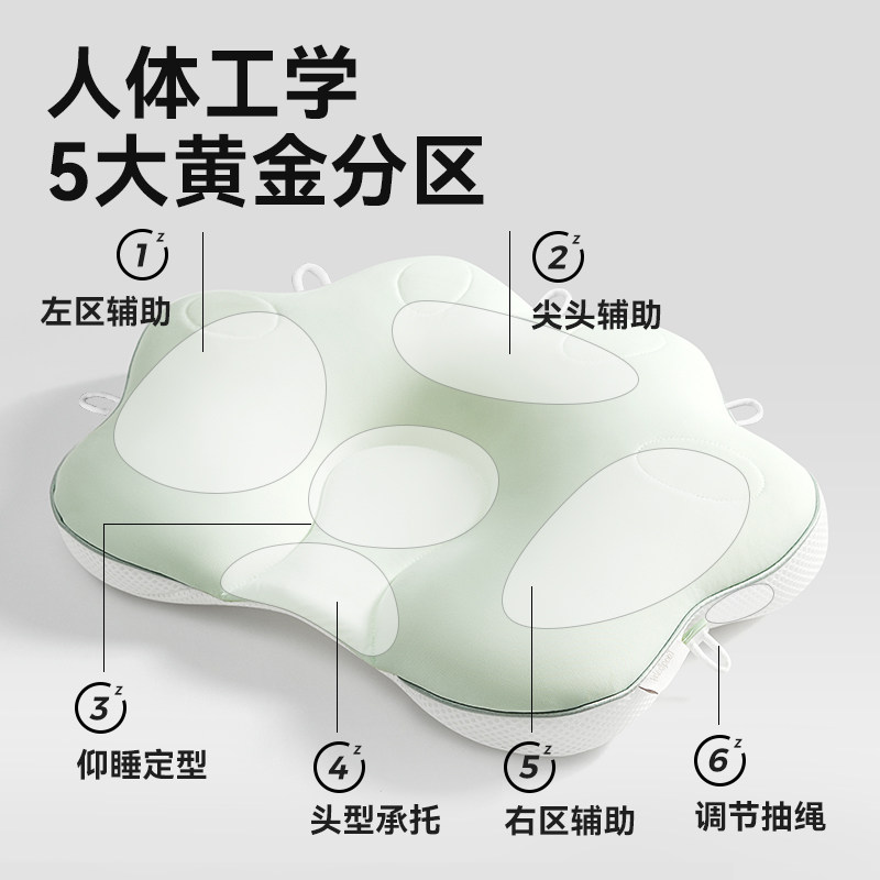 Taoqibaby婴儿枕头宝宝6个月以上1-3-6岁专用儿童枕定型四季通用图片