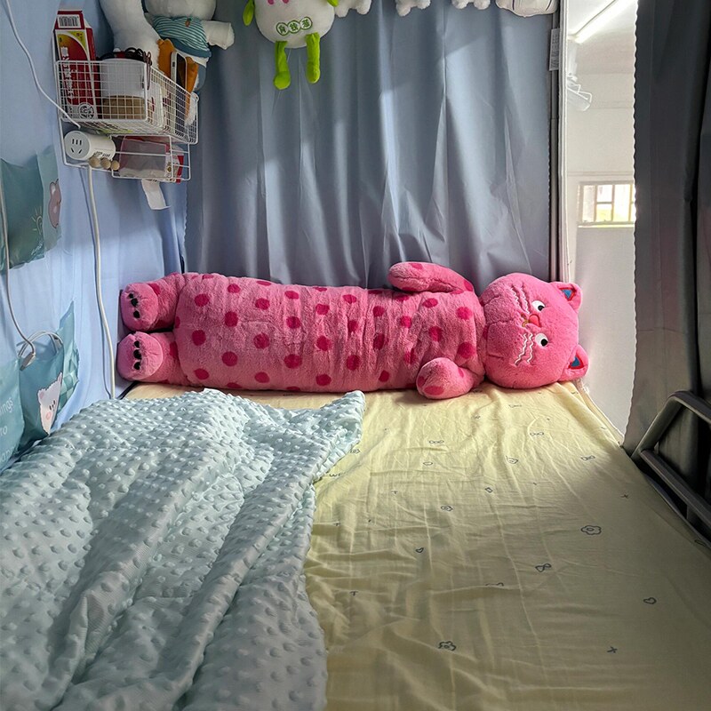 宿舍床头猫咪靠枕大学生靠垫单人床枕头靠背抱枕床上布置装饰女生