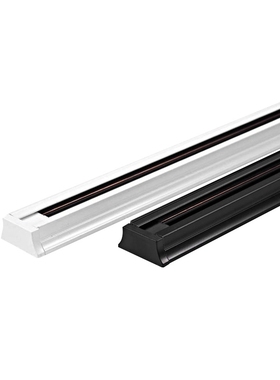 轨道两线三线1米2mled射灯轨道灯轨道条导轨条铝材铜导线轨道槽