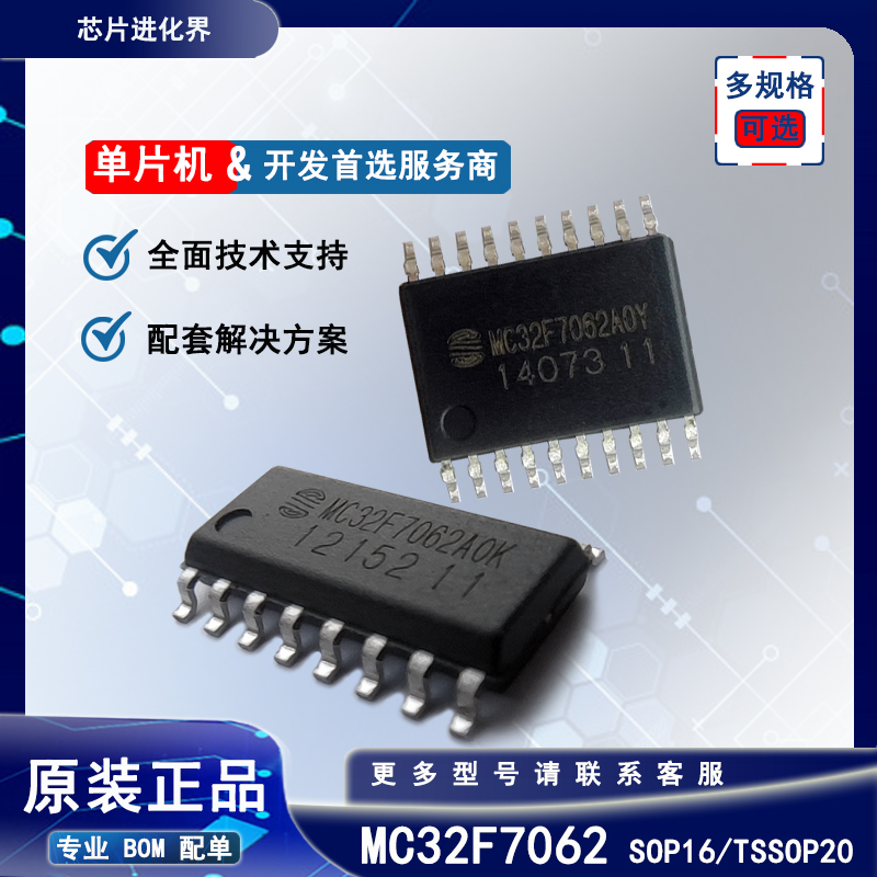 MC32F7062单片机晟矽微