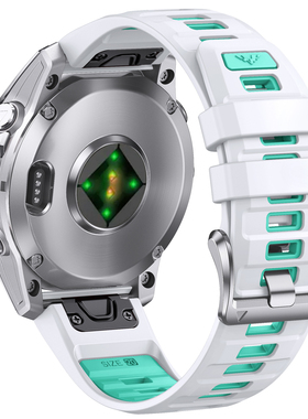 适用佳明Garmin Fenix8/Fenix7s/Descent Mk2S/20mm快拆硅胶表带