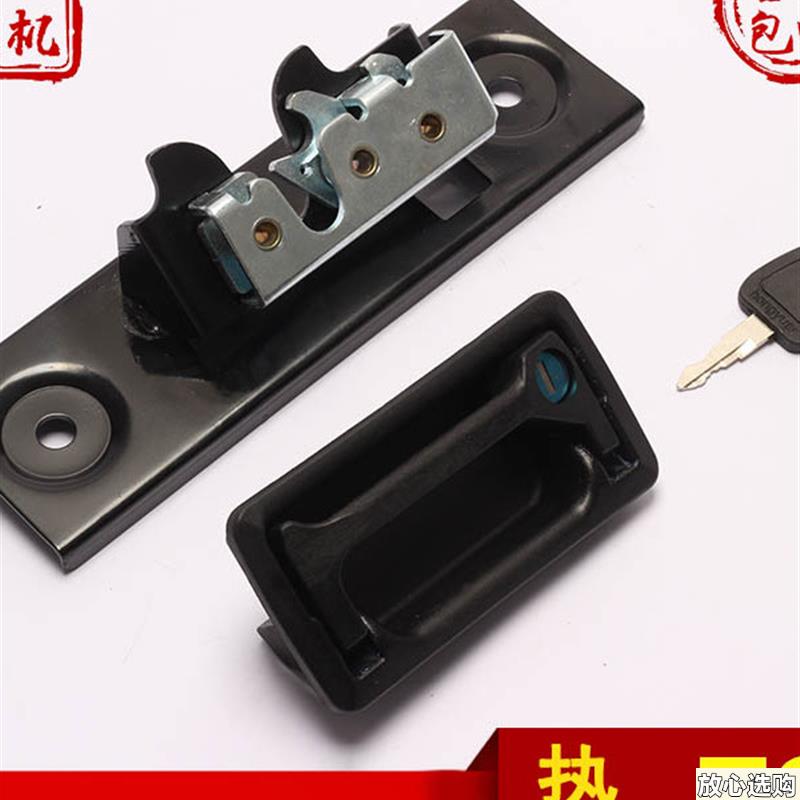 适用斗山大宇DX55/60/75挖土机配件DX80後q盖锁引擎盖引擎盖锁图片