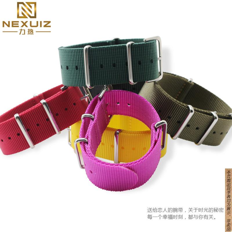 原厂代用布里斯顿小沛纳海尼龙表带抖音小红书周冬雨同款Briston