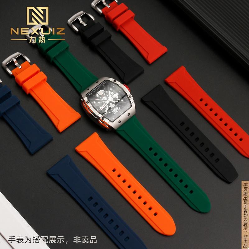 原厂代用格雅航天联名款8251G/8253G通用硅胶表带防水男26mm