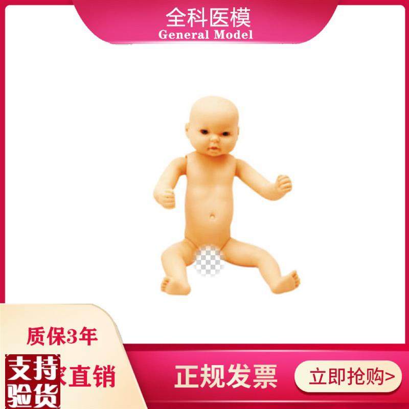 出生婴儿模型男女l婴硅胶软人体模型新生儿换尿布娃娃四肢可活动