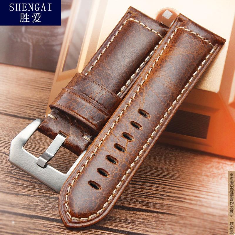 原厂代用沛纳海手表男表带真皮机械表1005PAM111441牛皮表带配件