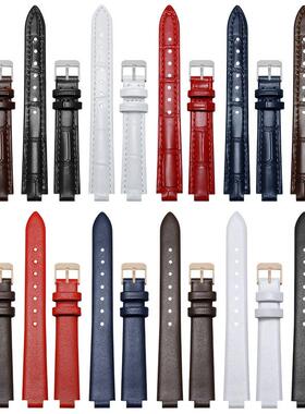 原厂代用浪琴心月系列手表L8.111/L8.110女凸口星月真皮手表带