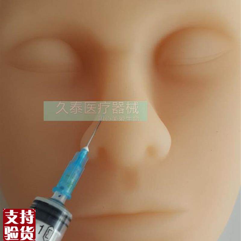 全硅胶假人头化妆头模特头按摩头嫁G接教学头软头模硅胶脸人头