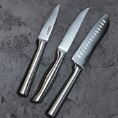 全不锈钢锋利小刀水果刀削皮刀切瓜刀去皮多用途家用便携库存瑕疵