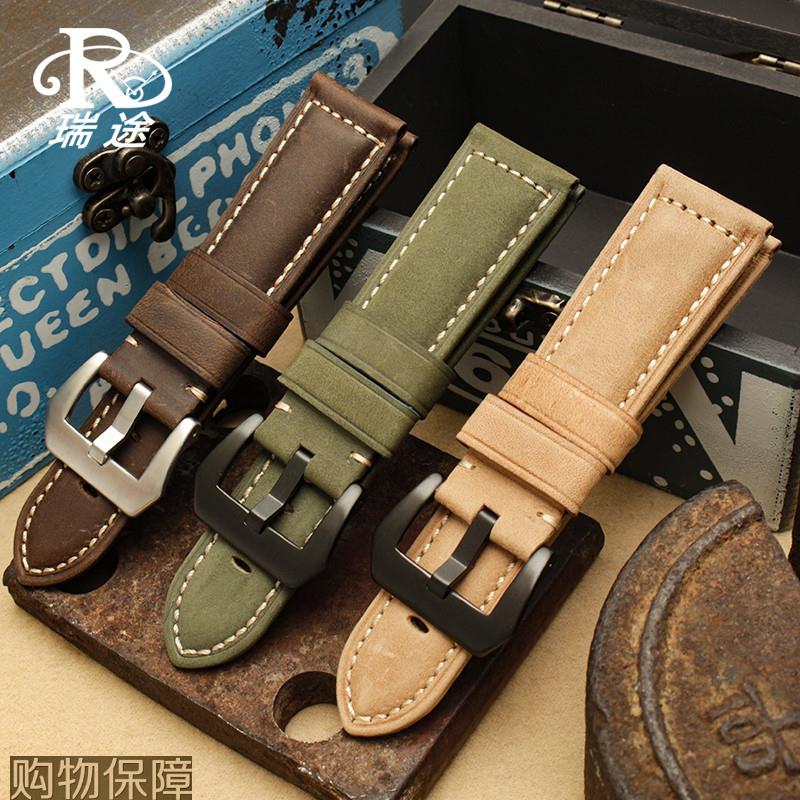 适配佳明表带fenix飞耐时1/2/3代真皮磨砂飞耐时5/5X复古手表带