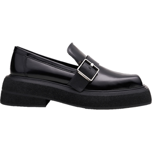 Colorful Creations设计师品牌 2022秋冬新款金属扣方头乐福鞋