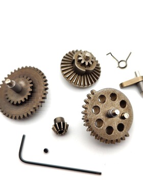 金属齿轮m4激趣hk416精击slr波箱配件9电机齿j8代10