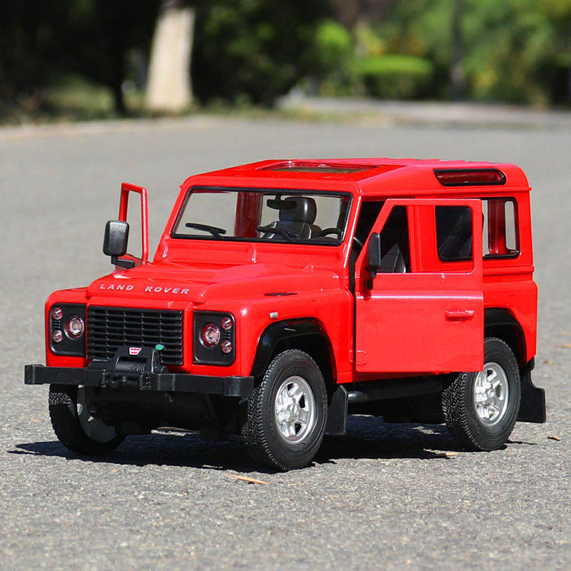 星辉路虎卫士遥控吉普越野汽车可开门电动男孩儿童生日礼物玩具车
