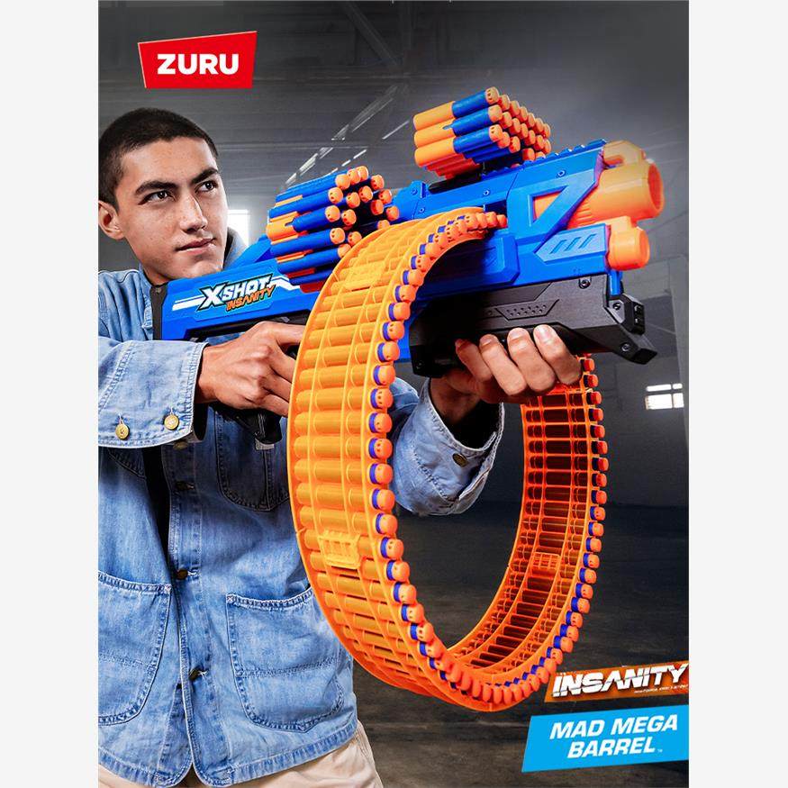 zuru巅锋系列巴雷尔巨轮软弹枪电竞男孩儿童玩具枪发射器生日礼物