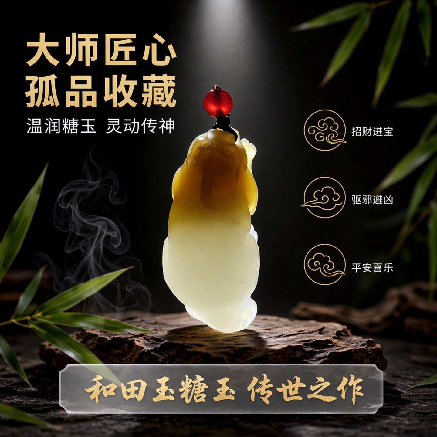 涵怡和田玉糖玉貔貅对配