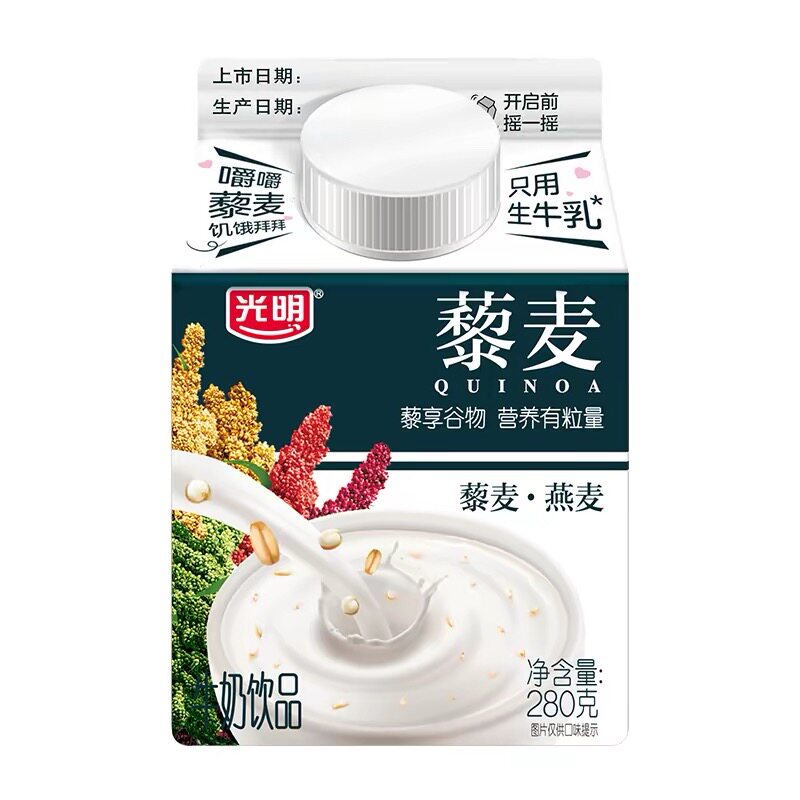 光明藜麦燕麦牛奶饮品燕麦谷粒牛奶280克