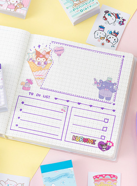 New 50pcs/Box Kawaii Anime Cat Anime Wish Stickers Cute Hand