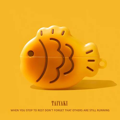 3D Taiyaki Bread Earphone Accessories Case For AirPods 1 2