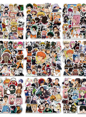 50/100/200/300Pcs Mixed Anime Demon Slayer/Attack on Titan