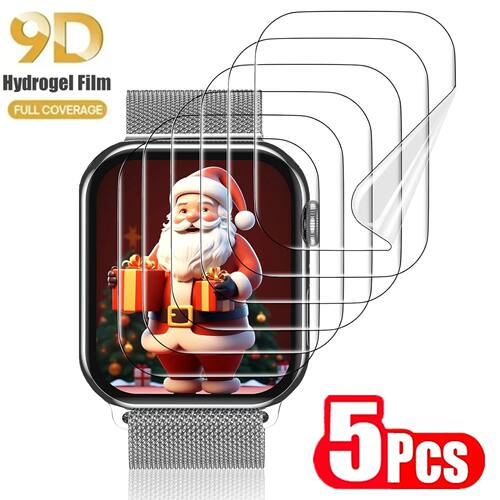 5PCS Hydrogel Film for Apple Watch 5 6 SE 40MM 44MM 42 38MM