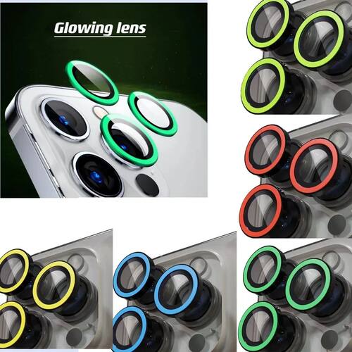 2-3Pcs Luminous Ceramic Camera Protector Film For IPhone 15
