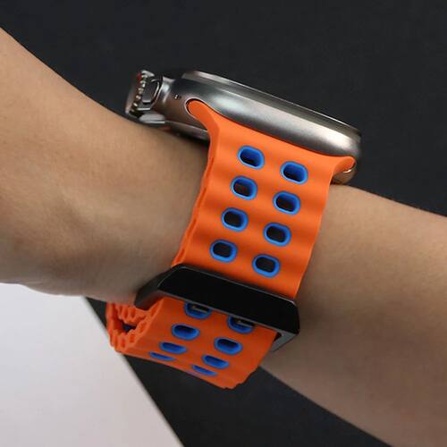 Sports Silicone Strap For Apple Watch Ultra 3/2/1 49mm Band