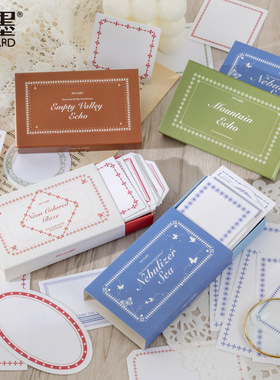 30pcs/1lot Memo Pads Sticky Notes  Wind Creed Series paper