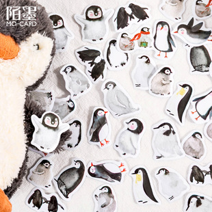 45 Pcs/pack Cute Penguin Kawaii Stationery Sticker Set