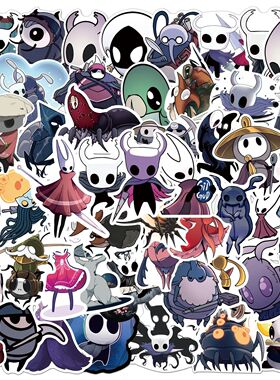 54pcs Cartoon Game Hollow Knight Graffiti Stickers