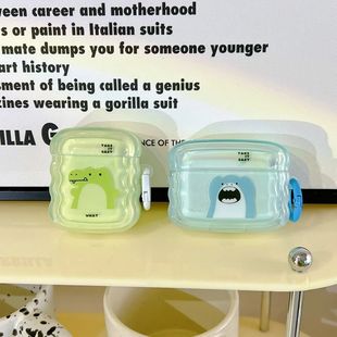 3D Wave Cartoon Case for Apple AirPods 1 2 3 Case for AirPod